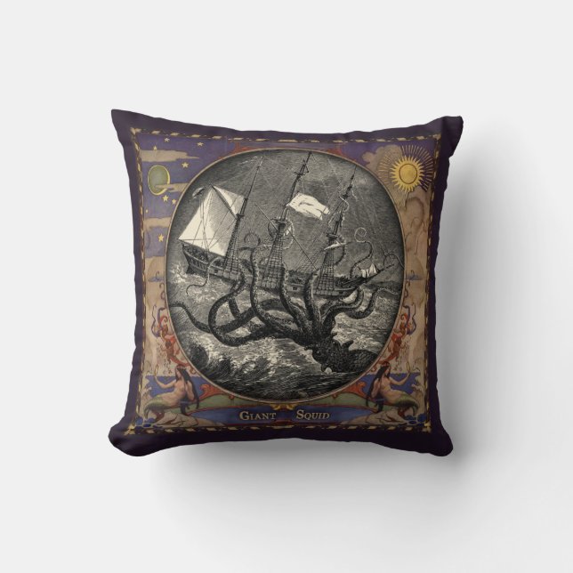 Kraken Throw Pillow II (Front)