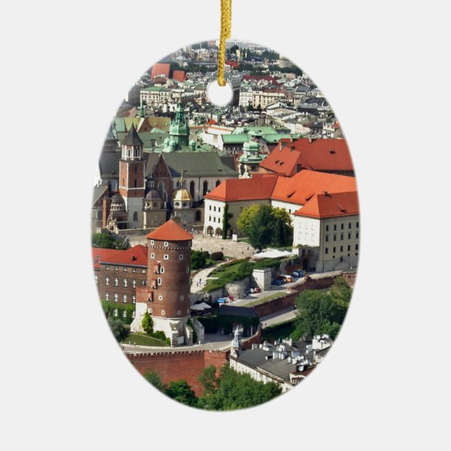 Kraków Ceramic Ornament (Front)