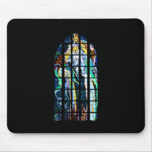 Krakow Church of St. Francis Stained Glass Mouse Pad