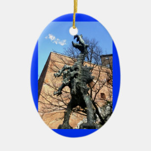 Krakow Dragon Ceramic Tree Decoration