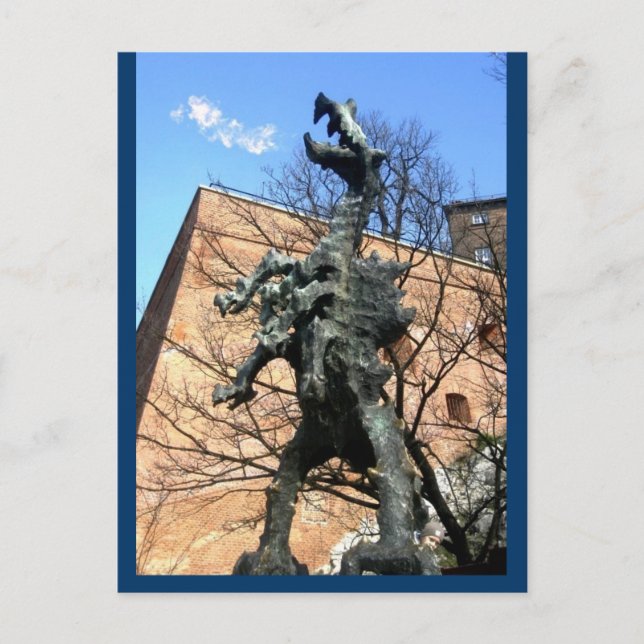 Krakow Dragon Postcard (Front)