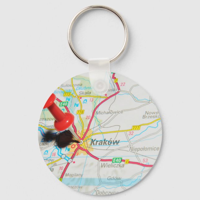 Kraków, Krakow, Cracow in Poland Key Ring (Front)