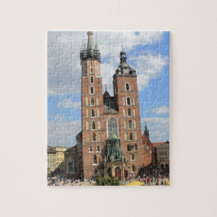 Krakow, Mariacki Church, St Mary's church, gifts Jigsaw Puzzle