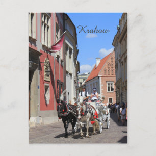 Krakow, Mariacki Church, St Mary's church, gifts Postcard