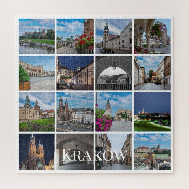 Krakow old town landscapes, Poland Jigsaw Puzzle (Vertical)