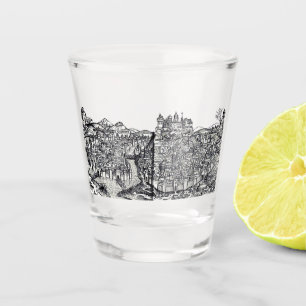 Krakow oldest cities in Poland Shot Glass