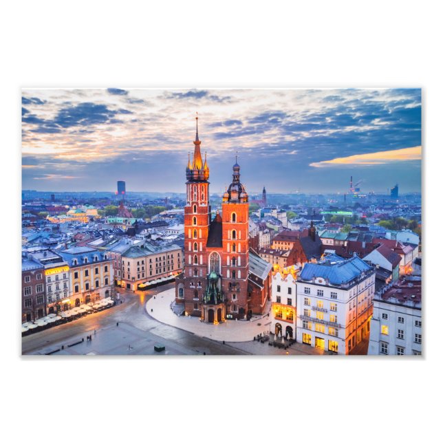 Krakow Photo print, Ryenek Square Print (Front)