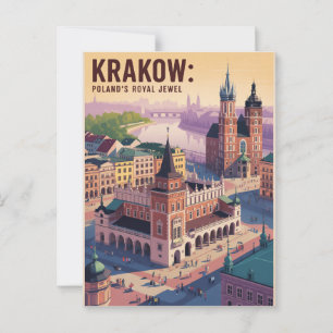 Krakow Poland Postcard