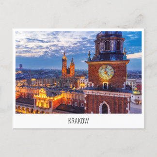 Krakow, Poland postcard