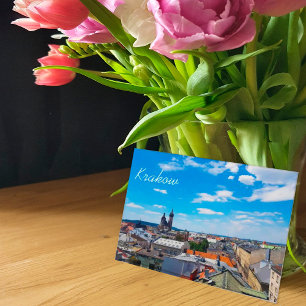 Krakow, Poland, Roofs of houses Postcard