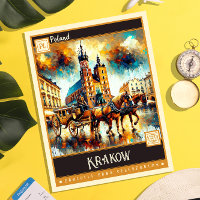 Krakow, Poland | Vintage Painting