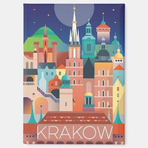 Krakow Refrigerator Magnet