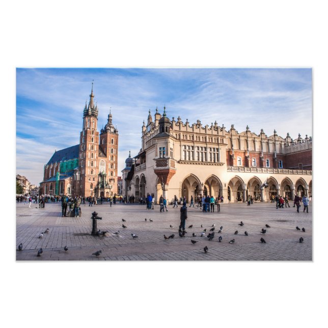 Krakow Square Photo Print (Front)