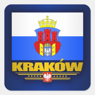 Krakow Square Sticker
