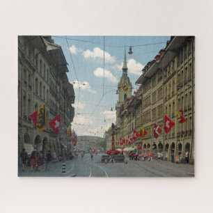 Kramgasse Street Bern Switzerland Jigsaw Puzzle