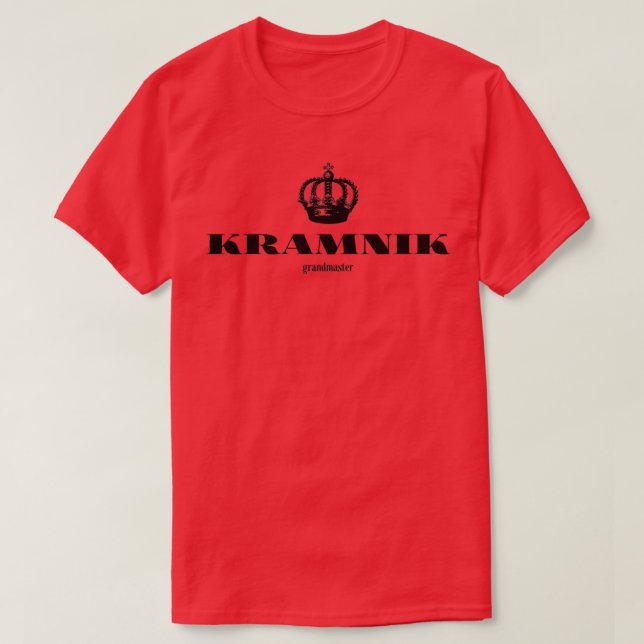 Kramnik Chess grandmaster Chess Player  T-Shirt (Design Front)
