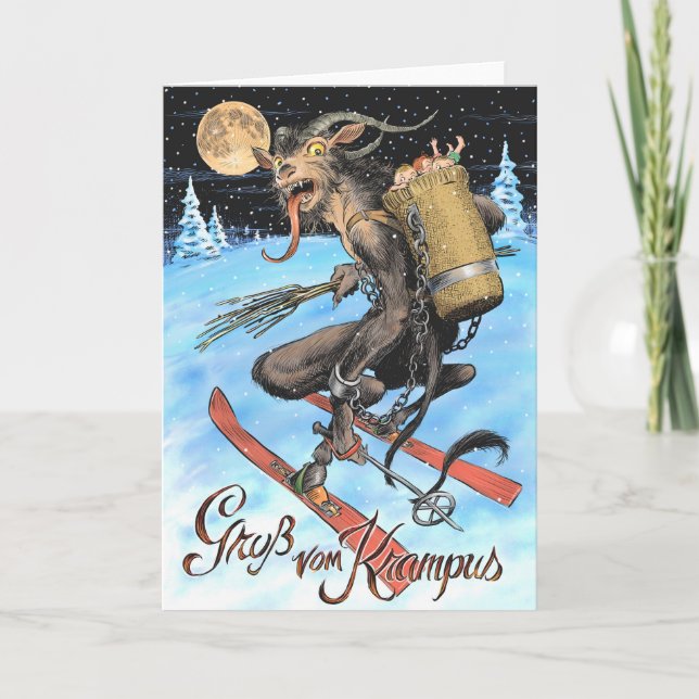 Krampus 2017 Greeting Card (Front)