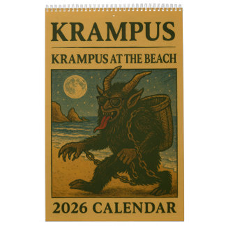 Krampus 2026: A Year of Mischief and Mayhem Calendar