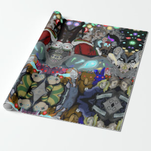 Krampus and Demons Wrapping Paper