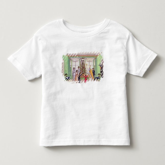 Krampus and St. Nicholas from journal of Carl Toddler T-Shirt (Front)
