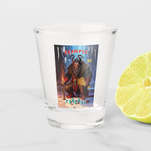 Krampus Be Careful Shot Glass
