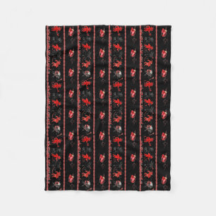 Krampus Broken Ornaments Fleece Blanket