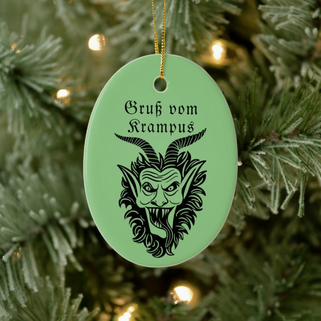 Krampus Ceramic Ornament (Tree)