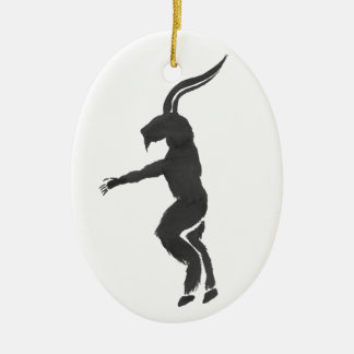 Krampus Ceramic Ornament
