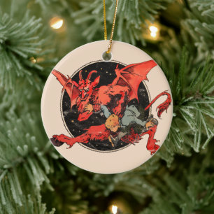 Krampus Ceramic Ornament