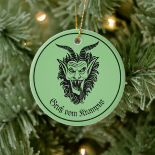 Krampus Ceramic Ornament