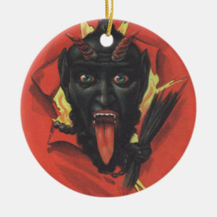 Krampus Ceramic Tree Decoration