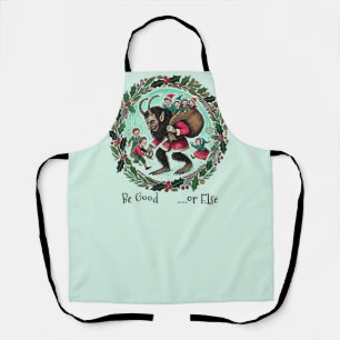 Krampus Christmas Apron