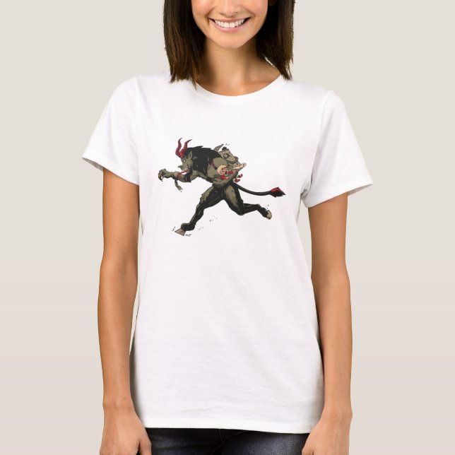 Krampus Christmas Beast T-Shirt (Front)