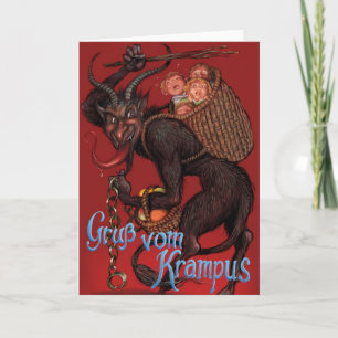 Krampus Christmas Card