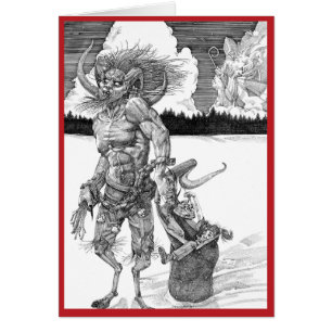Krampus Christmas Card