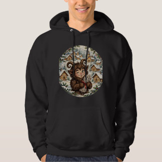 Krampus Christmas Dark Hoodie