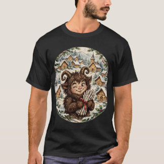 Krampus Christmas Dark T-Shirt