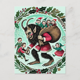 Krampus Christmas                                  Postcard