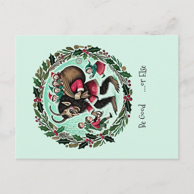 Krampus Christmas                                  Postcard (Front)