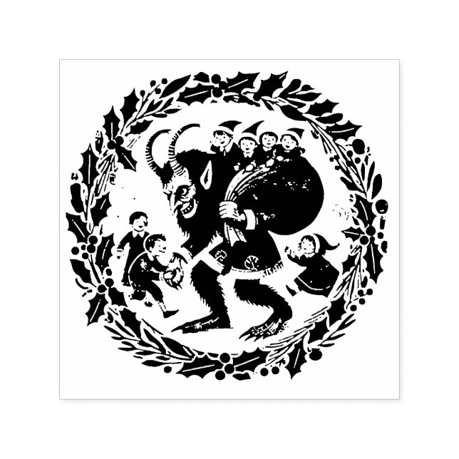 Krampus Christmas                                  Self-inking Stamp (Design)