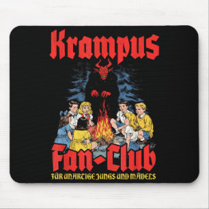 Krampus Fan-club Ugly Xmas German Christmas Demon  Mouse Pad