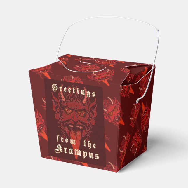 Krampus Favour Box (Front Side)