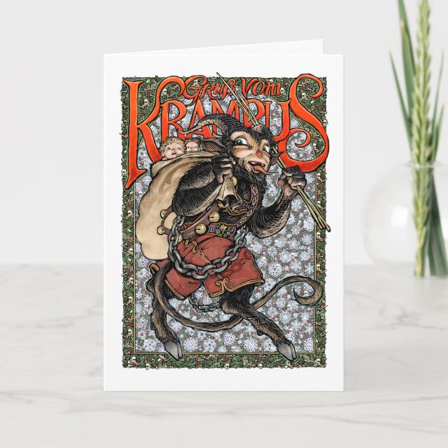 Krampus Greeting Card (Front)