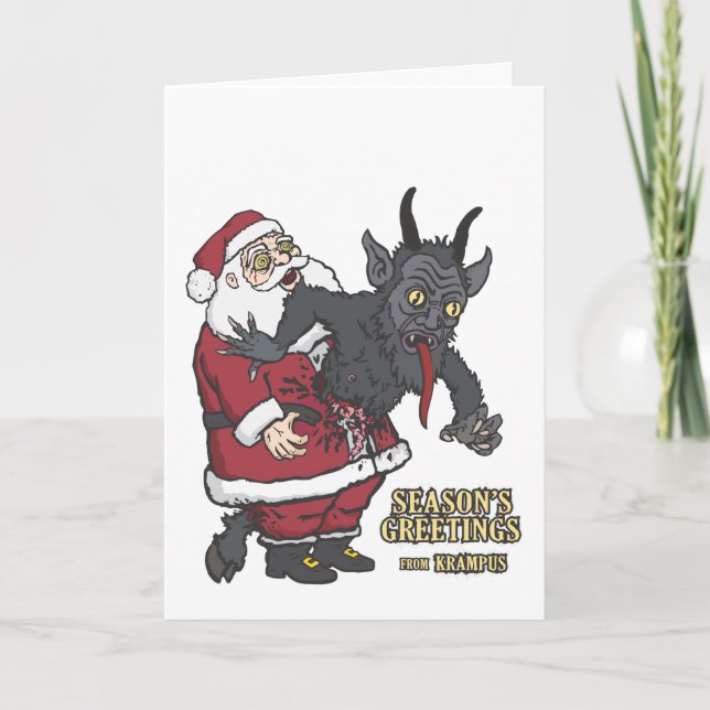 Krampus Greeting Cards (Front)