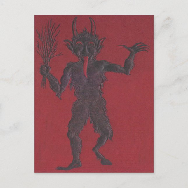 Krampus Holiday Postcard (Front)