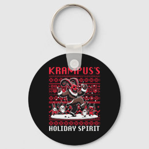 Krampus Holiday Spirit Design Christmas Season Evi Key Ring