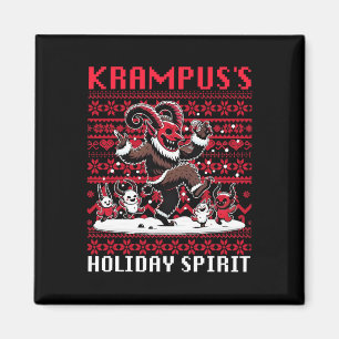 Krampus Holiday Spirit Design Christmas Season Evi Magnet