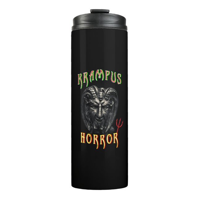 Krampus Horror Thermal Tumbler (Front)