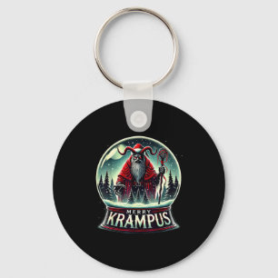 Krampus Is Coming To Town Horror Merry Krampus Chr Key Ring