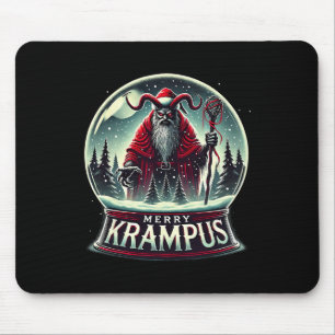 Krampus Is Coming To Town Horror Merry Krampus Chr Mouse Pad